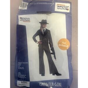 Child Gangster Girl Costume X-Large Size 14-16 halloween 1920 California Costume